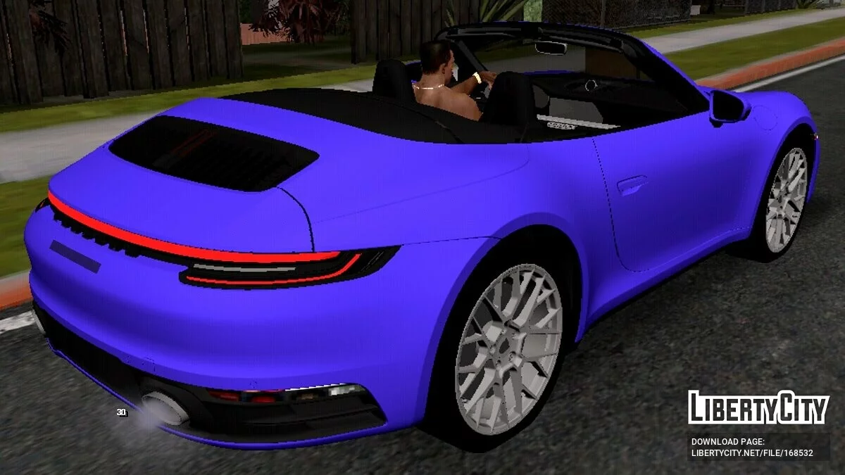 Porsche 911 Cabriolet (тільки DFF) / GTA San Andreas (iOS, Android)