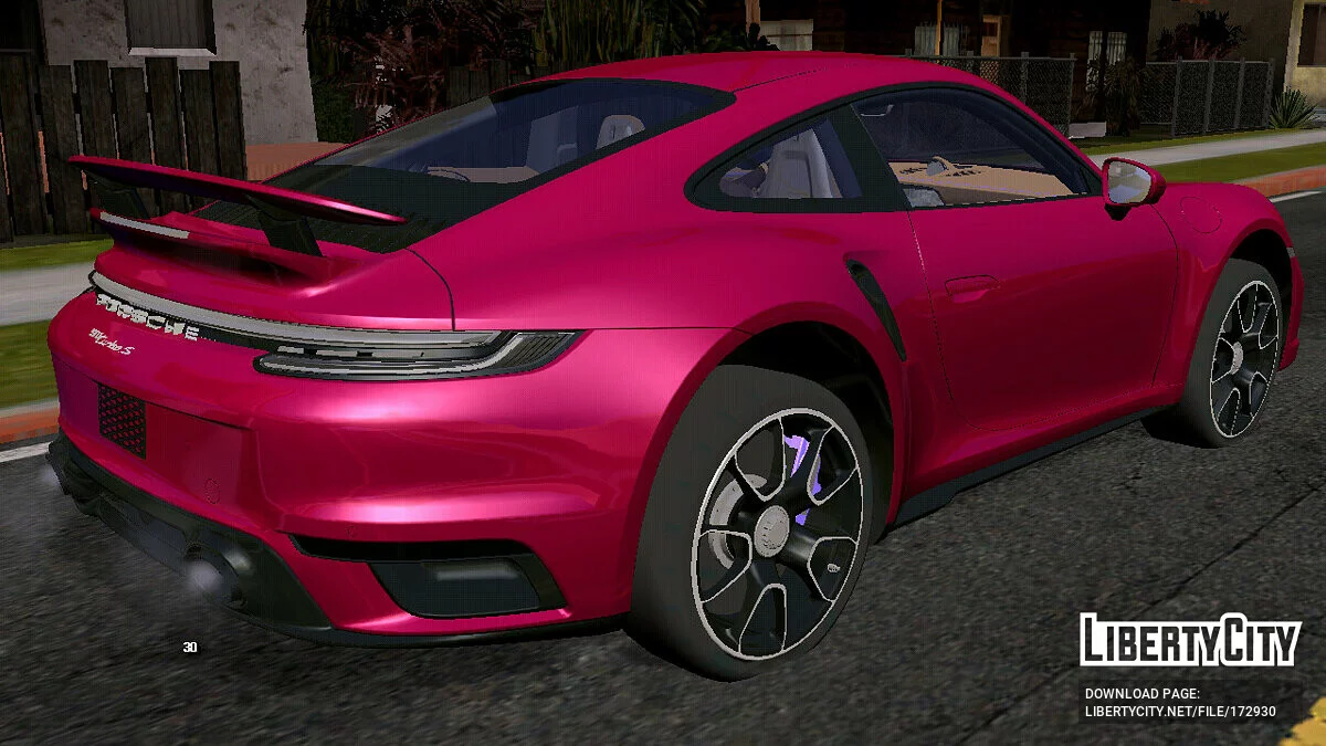 بورش 911 توربو إس 2022 (DFF فقط) / GTA سان أندرياس (iOS، أندرويد)