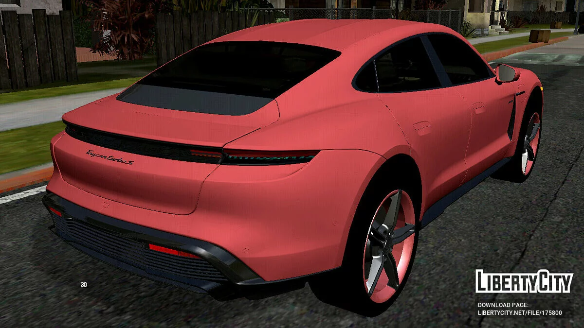 Porsche Taycan Turbo S 2020 (лише DFF) / GTA San Andreas (iOS, Android)
