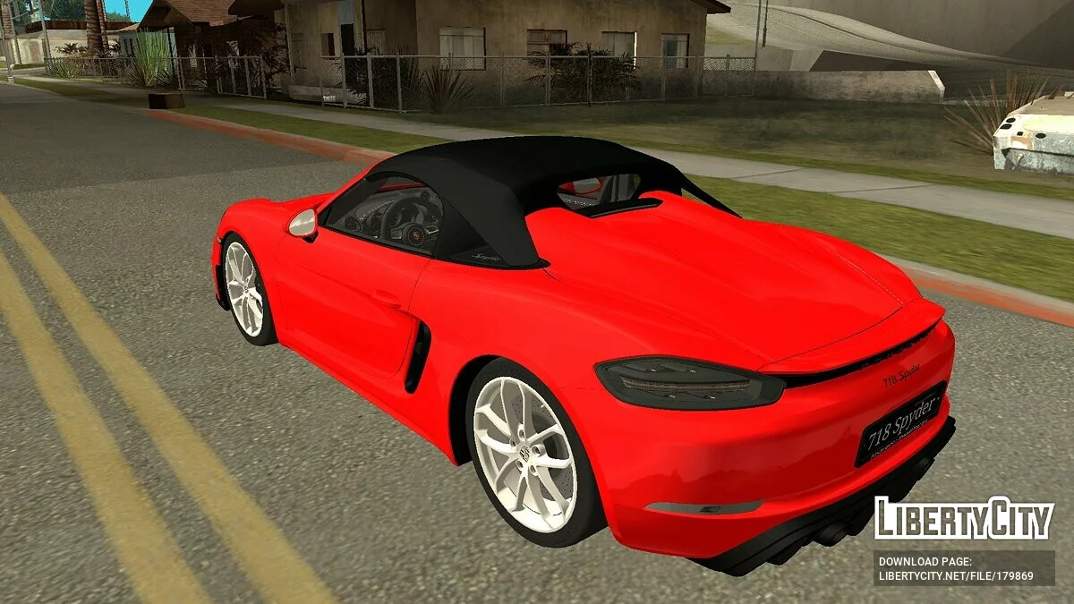 Porsche 718 Boxter Spyder 2020 / GTA سان أندرياس (iOS، أندرويد)