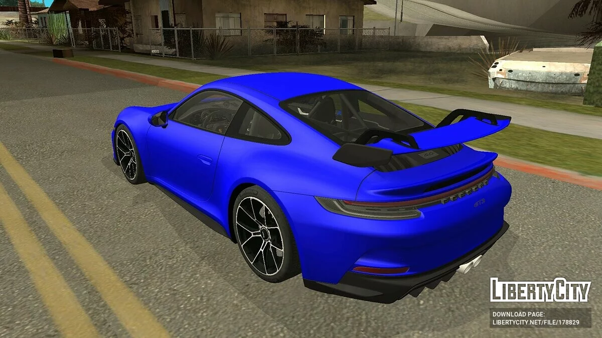 بورشه 911 GT3 2021 / GTA سان أندرياس (iOS، أندرويد)