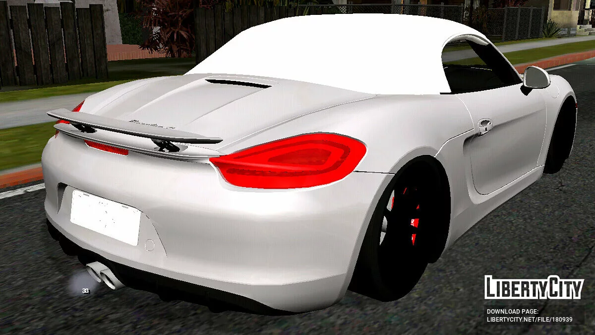 بورش بوكستر إس 2016 (DFF فقط) / GTA سان أندرياس (iOS، أندرويد)