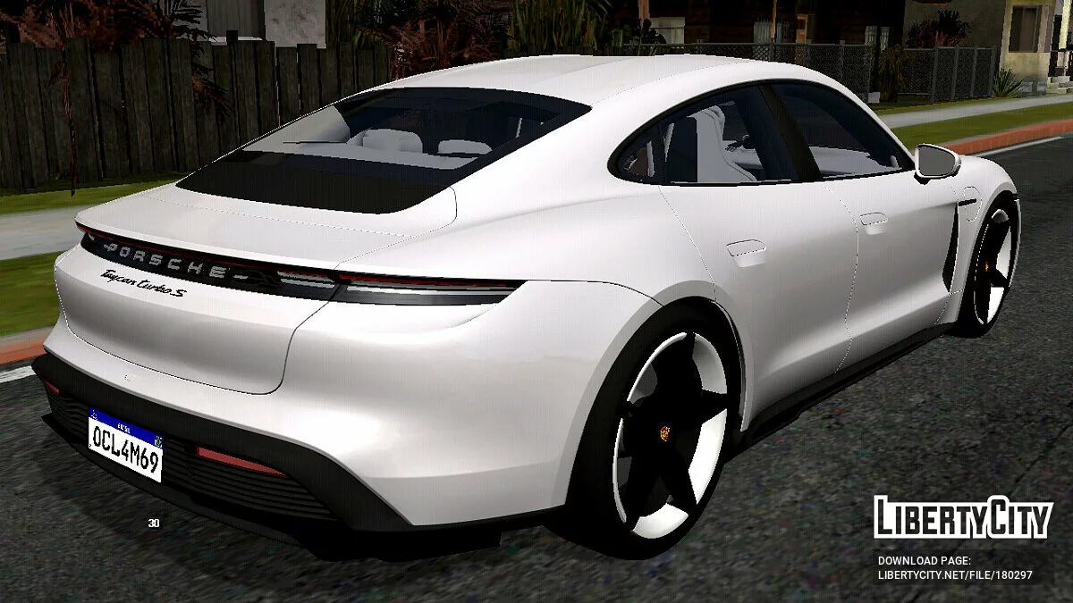 Porsche Taycan Turbo S (тільки DFF) / GTA San Andreas (iOS, Android)
