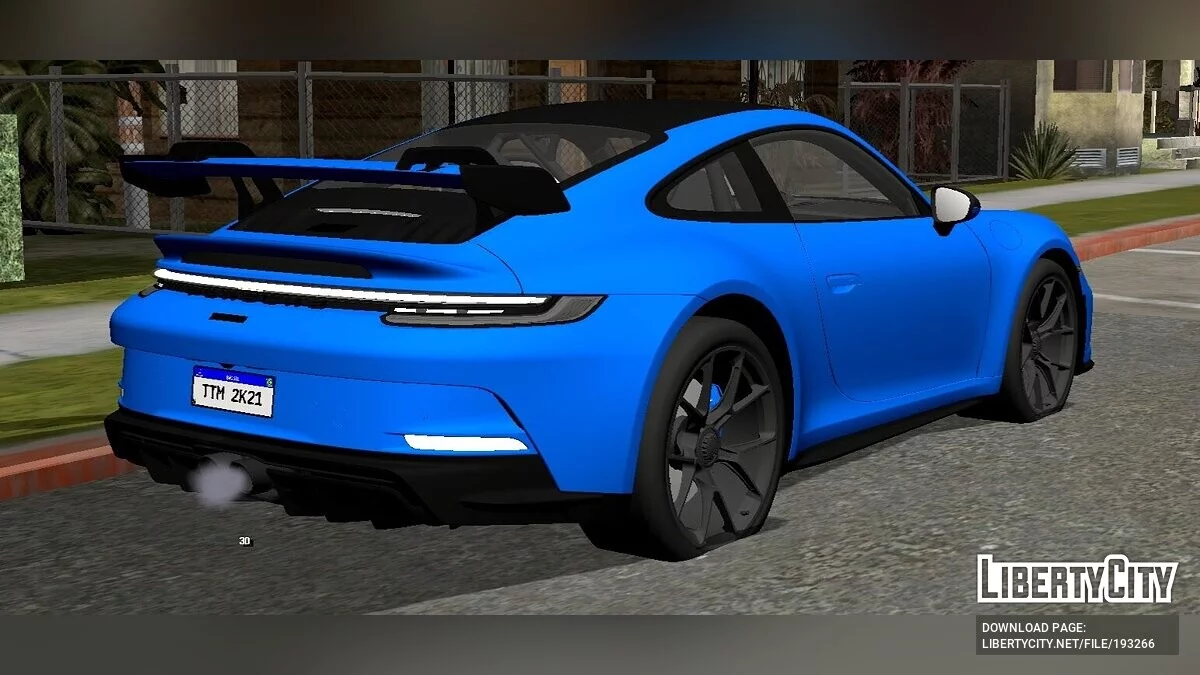 Porsche 911 GT3 2022 (Only DFF) / GTA San Andreas (iOS, Android)