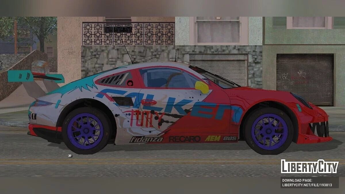 Porsche 911 RSR 2014 / GTA San Andreas (iOS, Android)