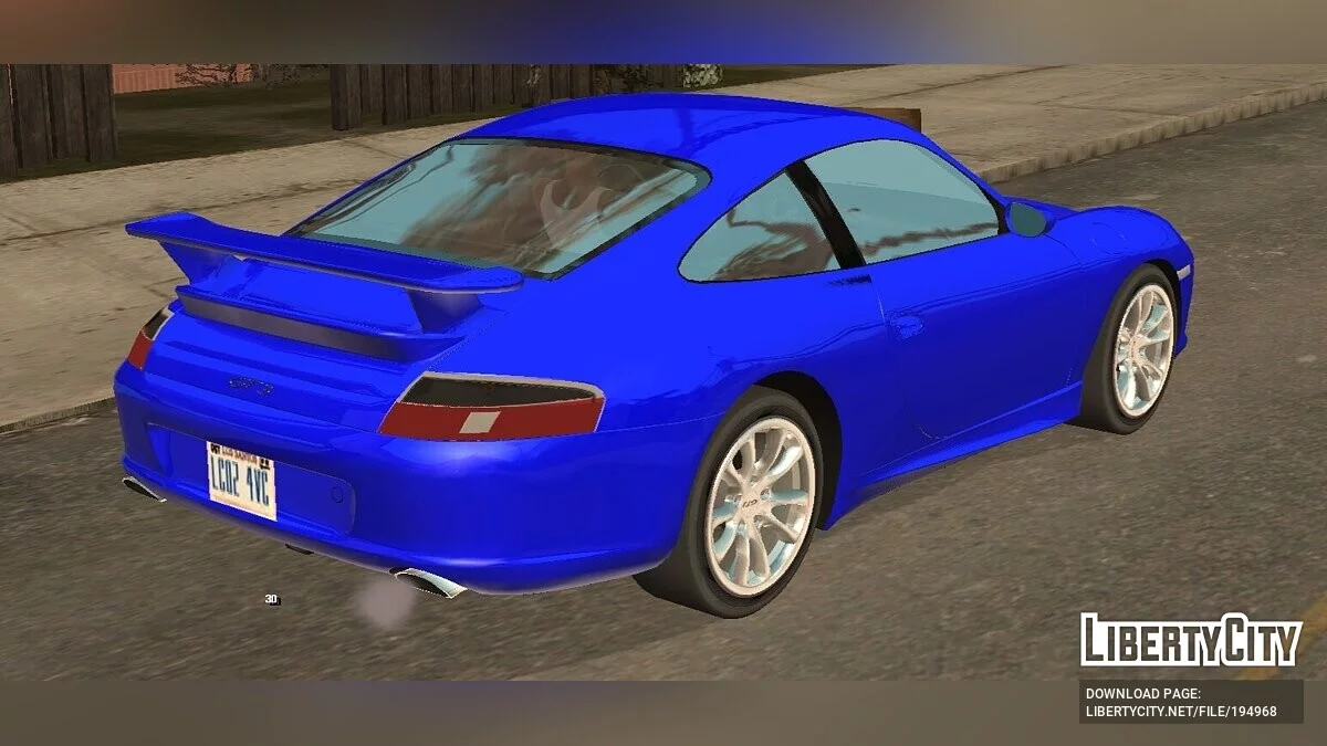 Porsche 911 GT3 996 / GTA San Andreas (iOS, Android)