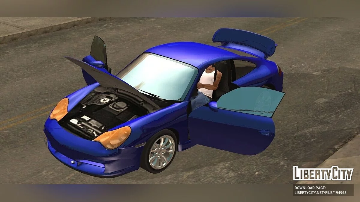 Porsche 911 GT3 996 / GTA San Andreas (iOS, Android)
