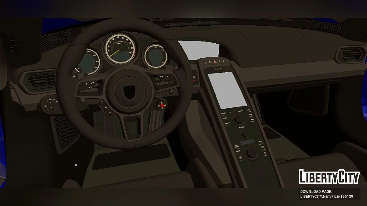 Porsche 918 Spyder / GTA سان أندرياس (iOS، أندرويد)