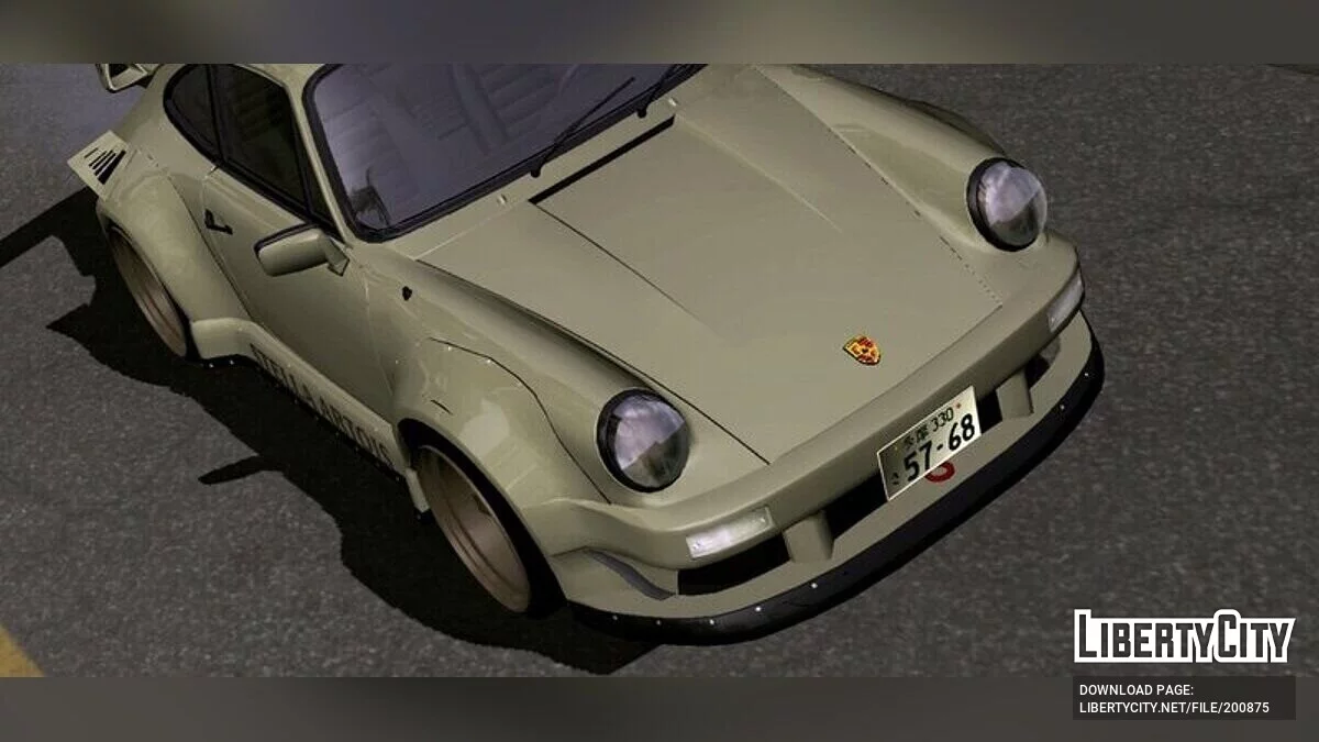 RWB 930 Porsche (тiльки DFF) / GTA San Andreas (iOS, Android)