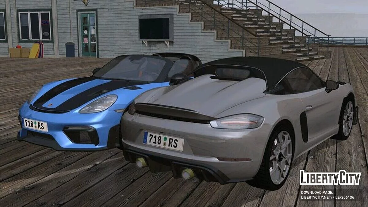 Porsche 718 Spyder RS 2024 / GTA San Andreas (iOS, Android)