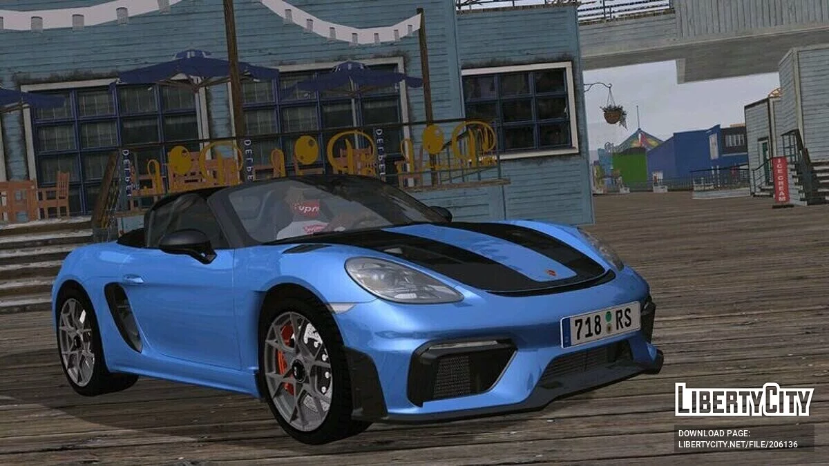 Porsche 718 Spyder RS 2024 / GTA San Andreas (iOS, Android)
