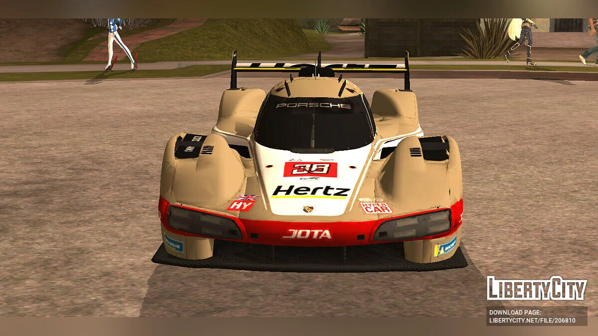 Porsche 963 LMDH JOTA HERTZ / GTA San Andreas (iOS, Android)