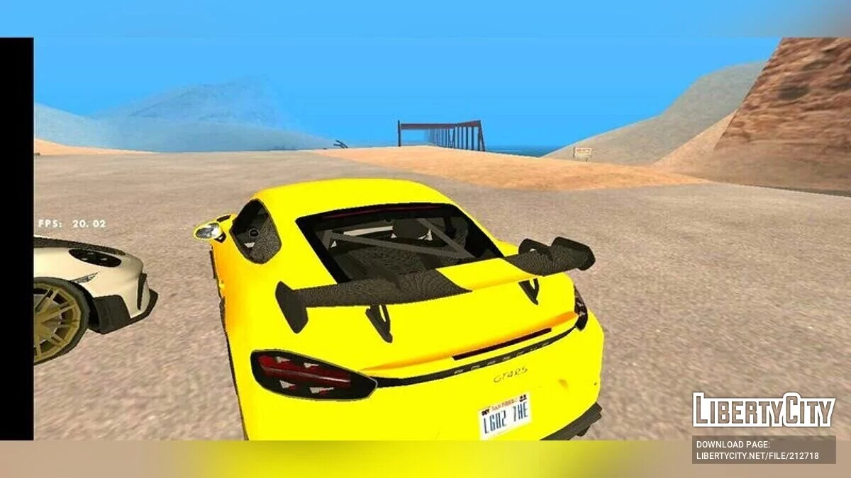 Porsche 718 Cayman GT4 RS / GTA San Andreas (iOS, Android)