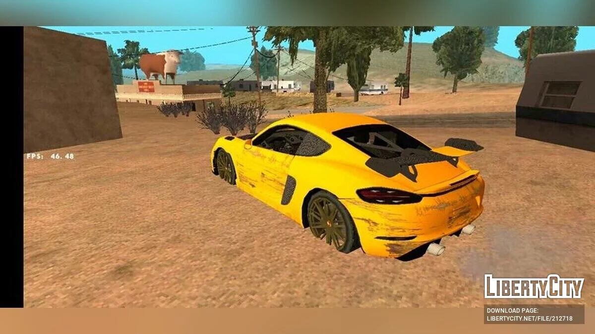 Porsche 718 Cayman GT4 RS / GTA San Andreas (iOS, Android)