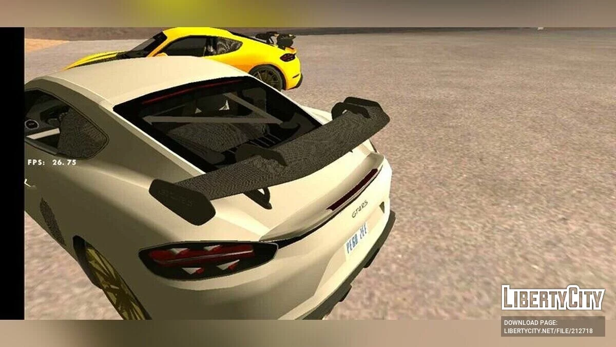 Porsche 718 Cayman GT4 RS / GTA San Andreas (iOS, Android)