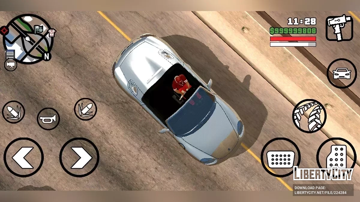 Porsche Boxster Spyder / GTA San Andreas (iOS, Android)