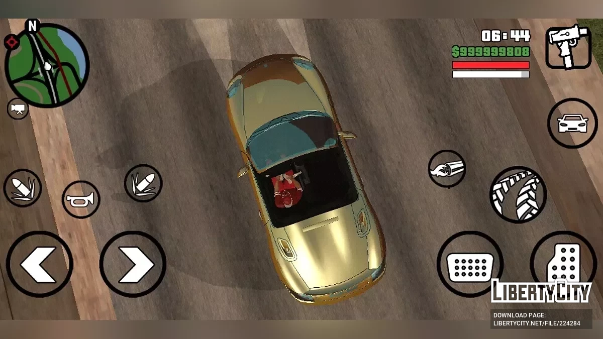 Porsche Boxster Spyder / GTA San Andreas (iOS, Android)