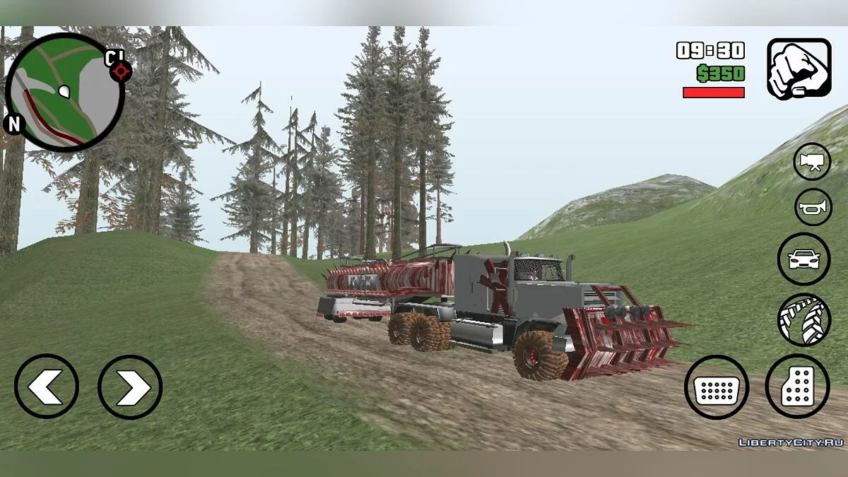 Camion Trailer Anti-Zombies / GTA San Andreas (iOS, Android)