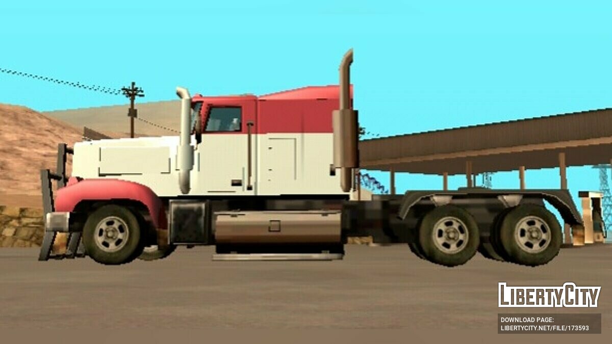 PS2 RoadTrain para GTA San Andreas