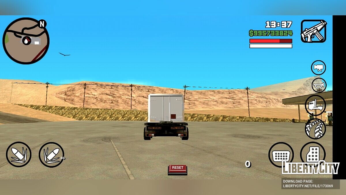 PS2 RoadTrain para GTA San Andreas