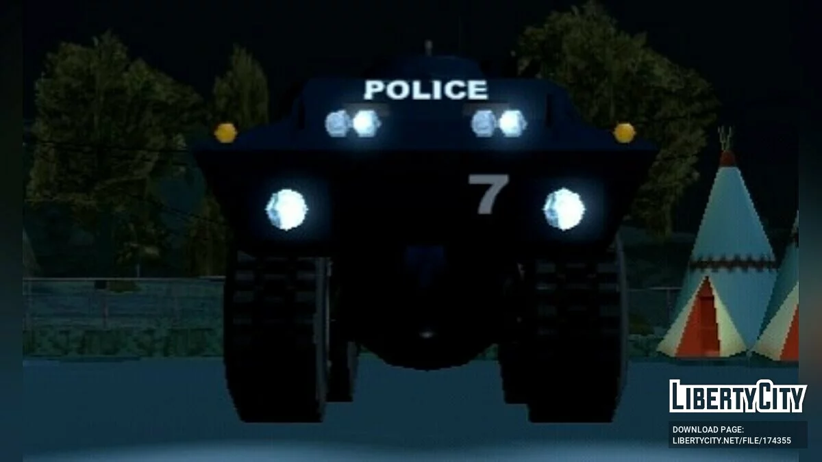 Покращені Поліцейські Автомобілі / GTA San Andreas (iOS, Android)