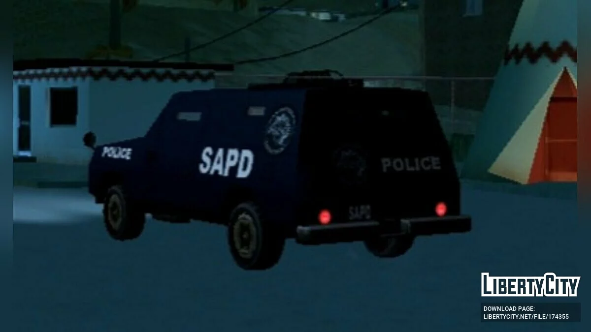 Покращені Поліцейські Автомобілі / GTA San Andreas (iOS, Android)