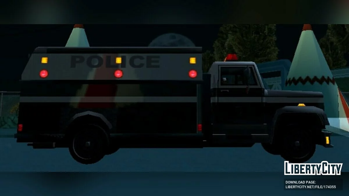 Покращені Поліцейські Автомобілі / GTA San Andreas (iOS, Android)