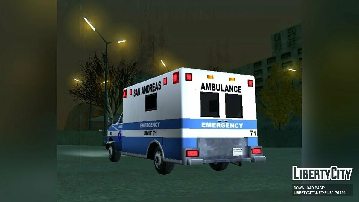 Véhicules d'urgence améliorés / GTA San Andreas (iOS, Android)