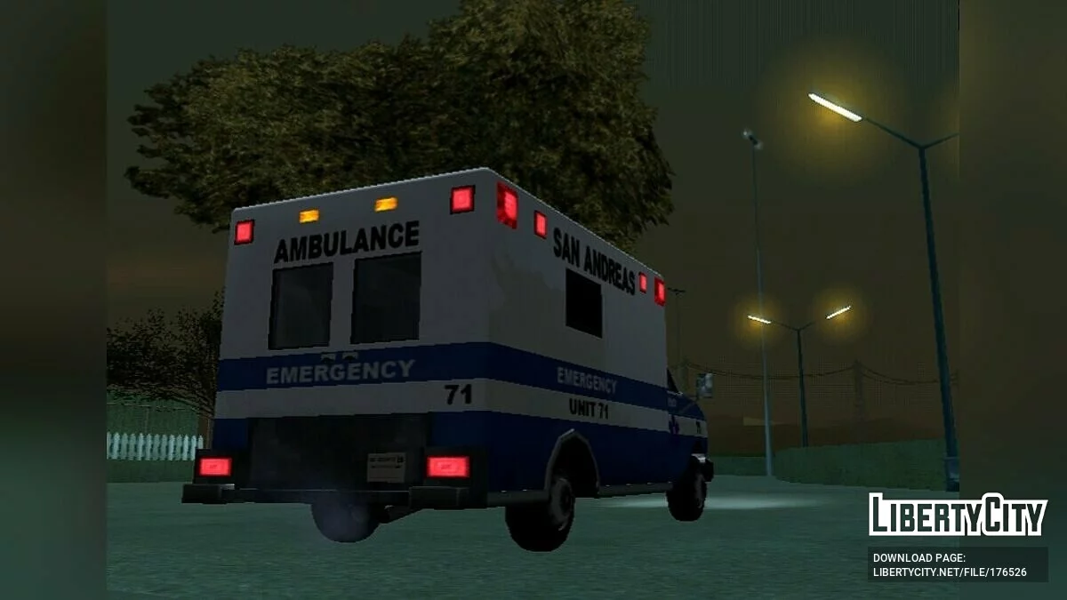 Véhicules d'urgence améliorés / GTA San Andreas (iOS, Android)