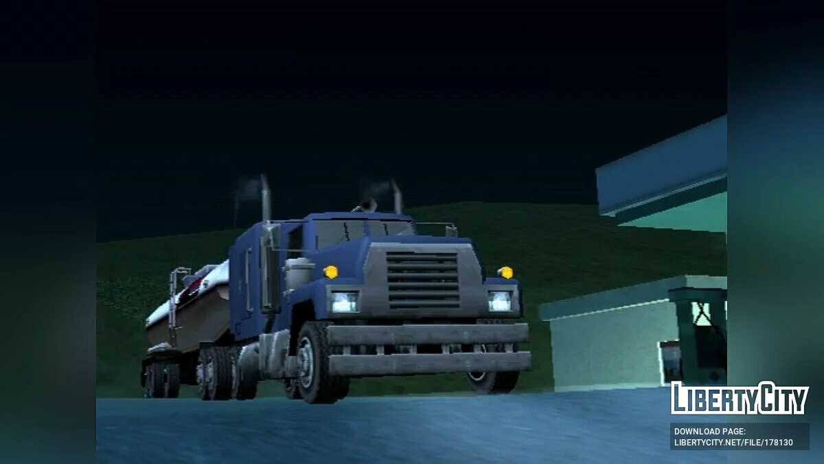 المصابيح الأمامية الثابتة على المقطورة / GTA سان أندرياس (iOS، أندرويد)