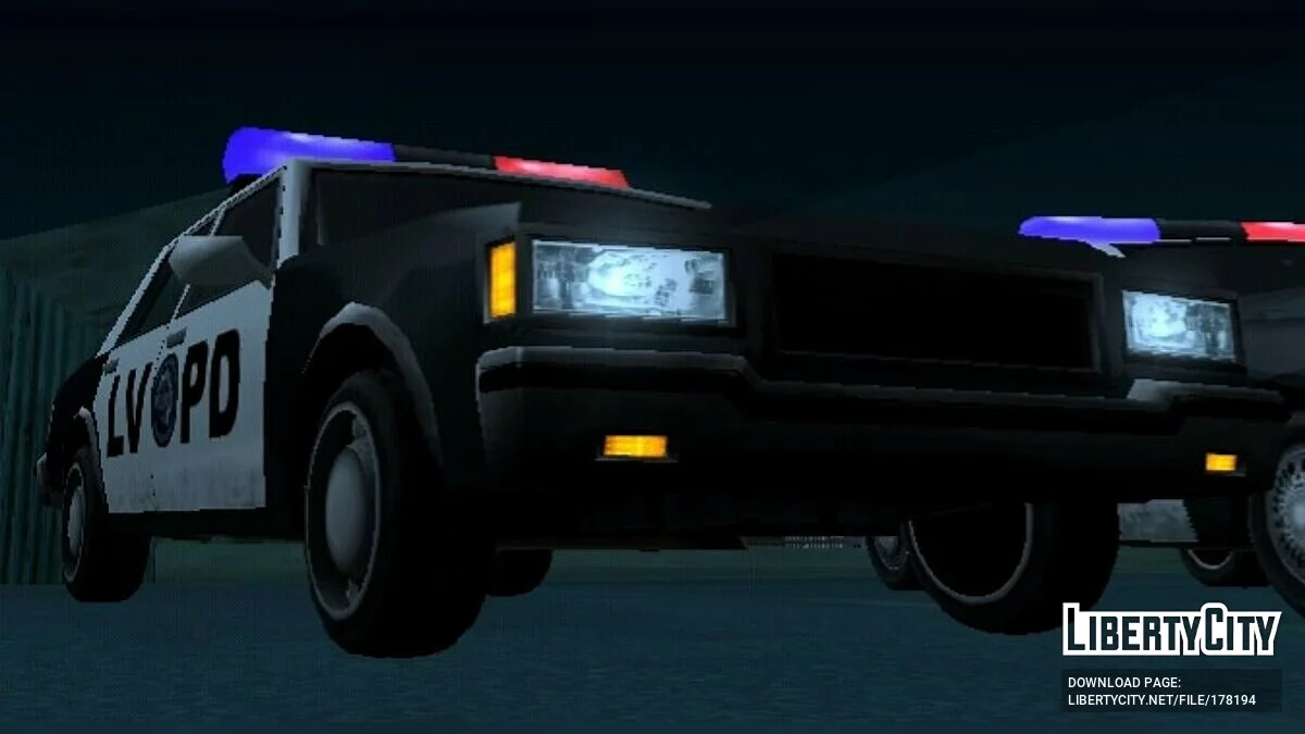 Updated Police Cars / GTA San Andreas (iOS, Android)