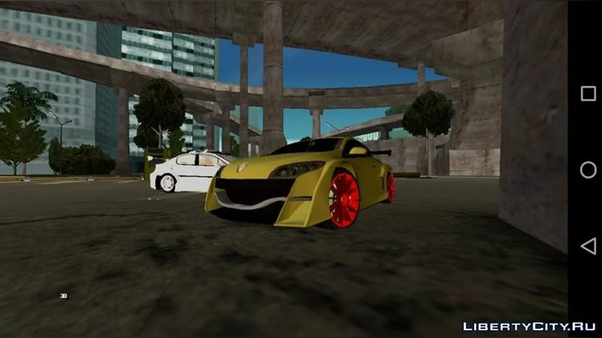 Renault Megane RS Trophy Low-Poly / GTA San Andreas (iOS, Android)