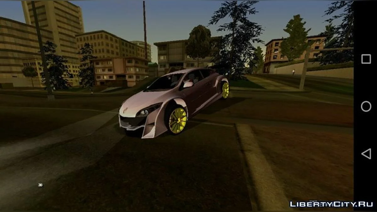 Renault Megane RS Trophy Low-Poly / GTA San Andreas (iOS, Android)