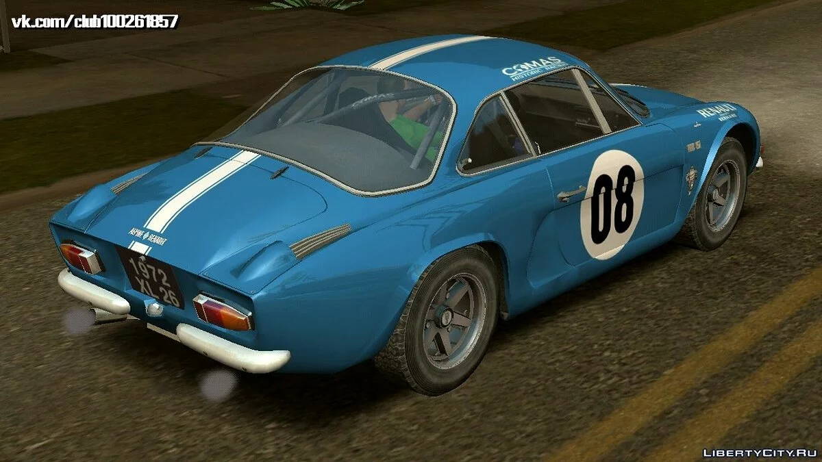 Renault Alpine A110 1600S-Rally / GTA San Andreas (iOS, Android)