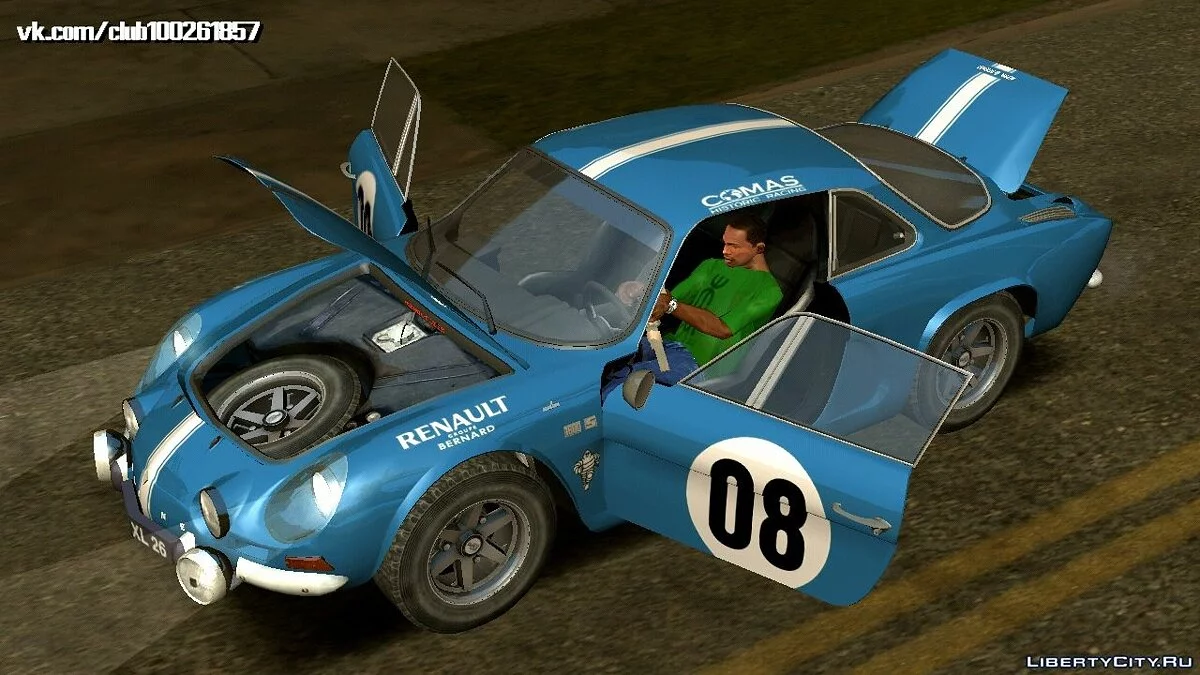 Renault Alpine A110 1600S-Rally / GTA San Andreas (iOS, Android)