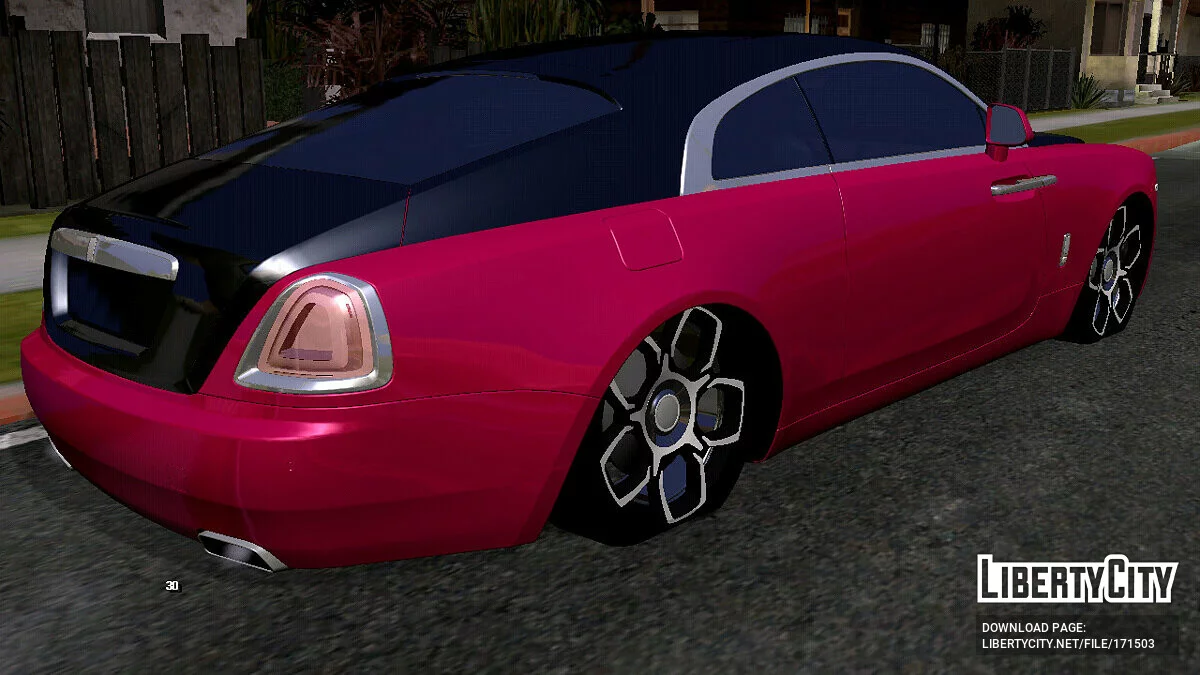Rolls-Royce Wraith Black Badge (тільки DFF) / GTA San Andreas (iOS, Android)