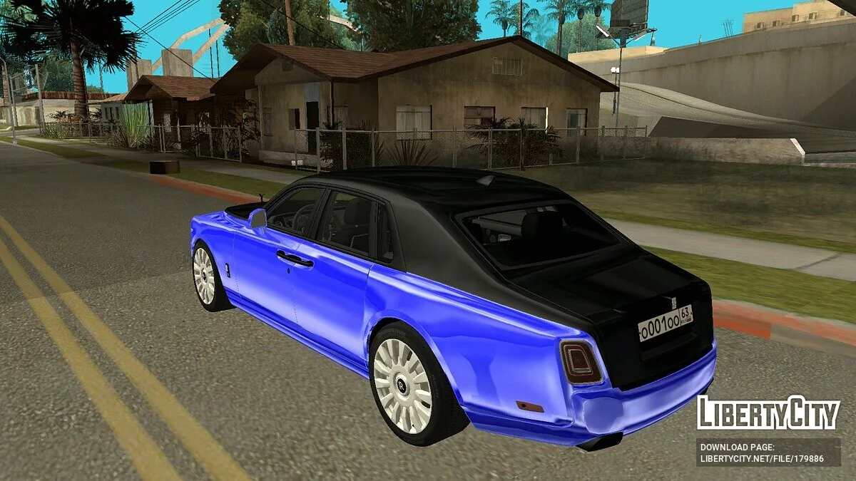 رولز رويس فانتوم / GTA سان أندرياس (iOS، أندرويد)