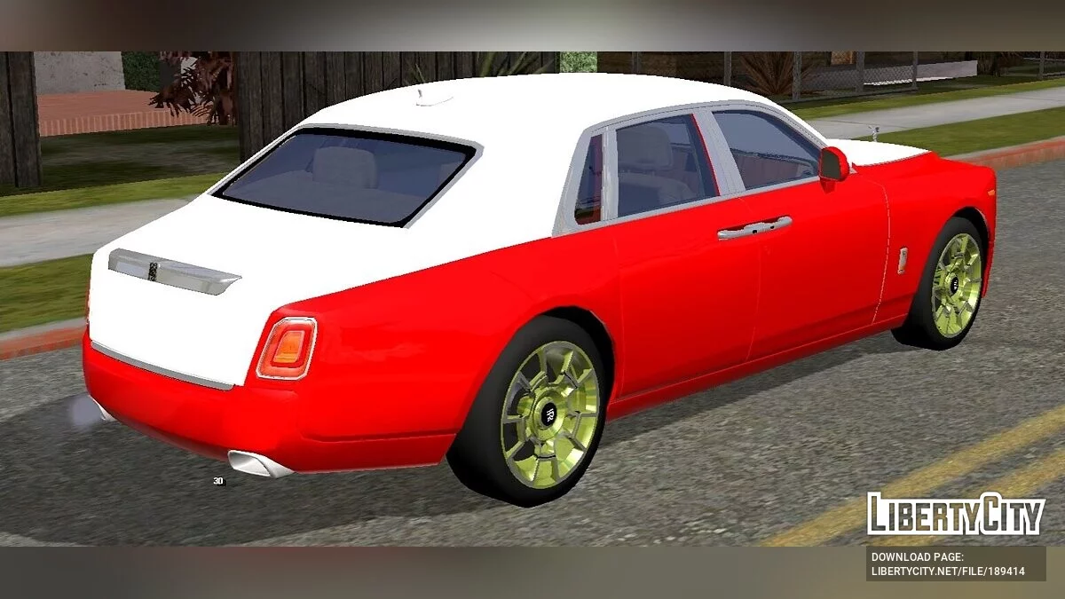 Rolls Royce Phantom VIII (Only DFF) / GTA San Andreas (iOS, Android)