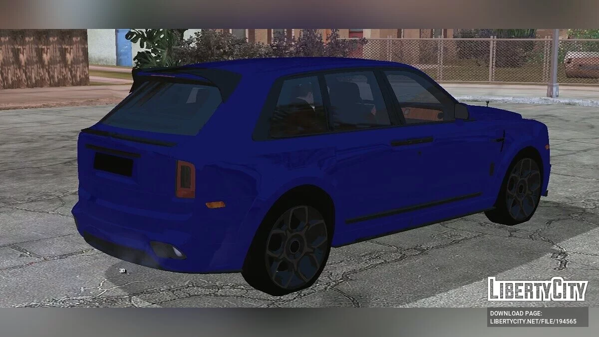 Rolls-Royce Cullinan Mansory (DFF فقط) / GTA سان أندرياس (iOS، أندرويد)