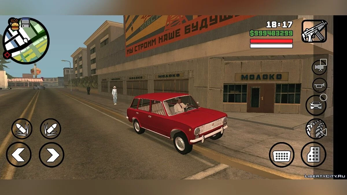 Lada Vaz 2102 for Mobile / GTA San Andreas (iOS, Android)
