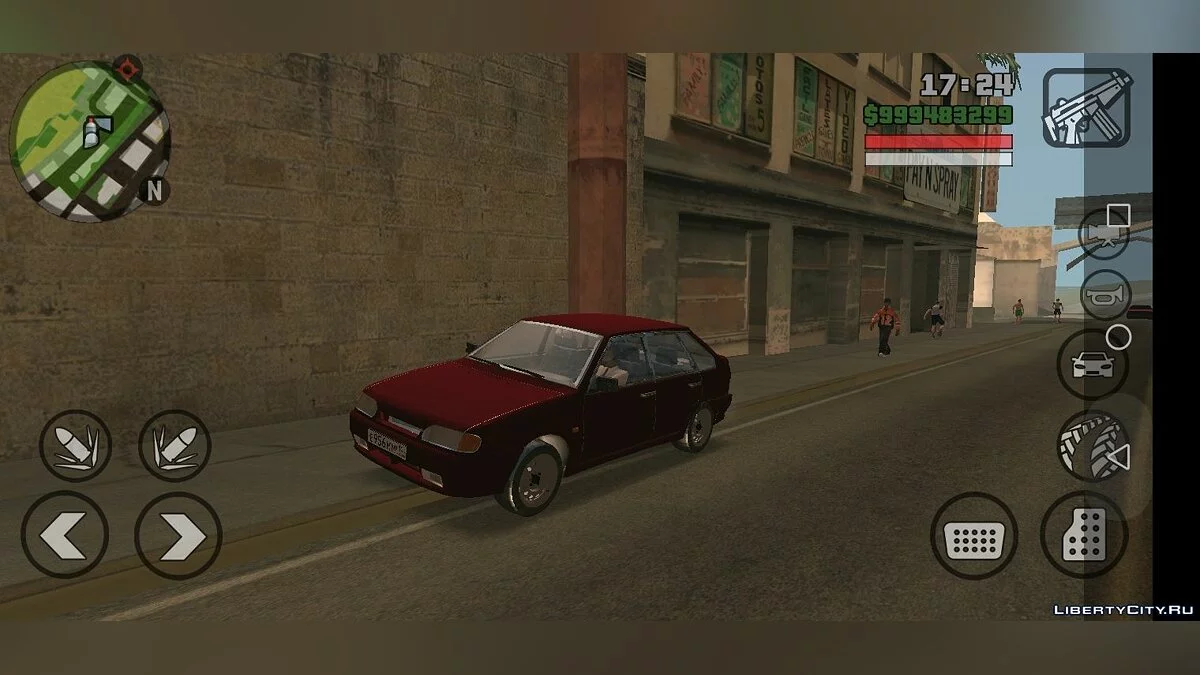 Lada VAZ-2114 for Mobile / GTA San Andreas (iOS, Android)
