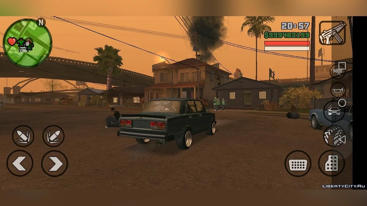 Vaz 2105 Боевая Классика for Mobile / GTA San Andreas (iOS, Android)