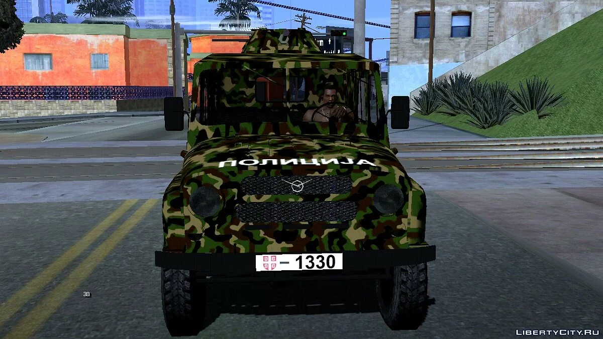 UAZ 469 Militärpolizei Serbien / GTA San Andreas (iOS, Android)