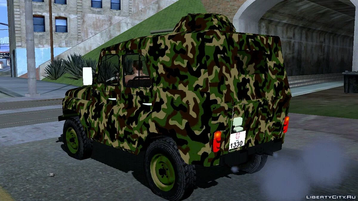 UAZ 469 Militärpolizei Serbien / GTA San Andreas (iOS, Android)