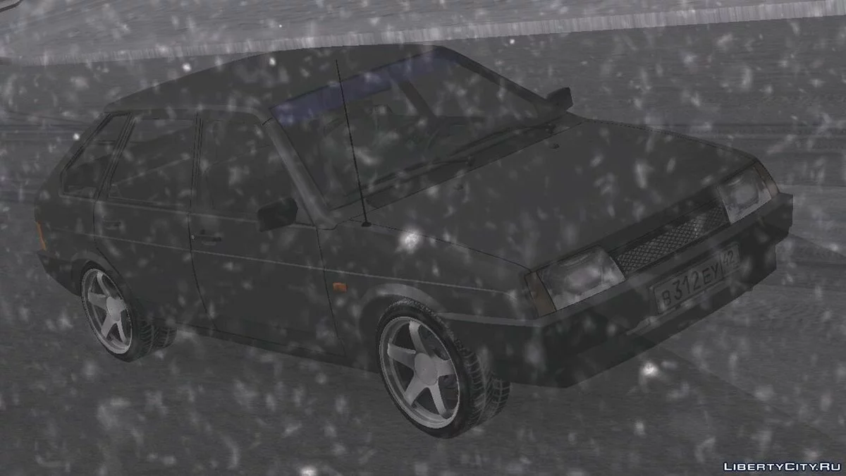 VAZ 2109 (Versión de invierno) / GTA San Andreas (iOS, Android)