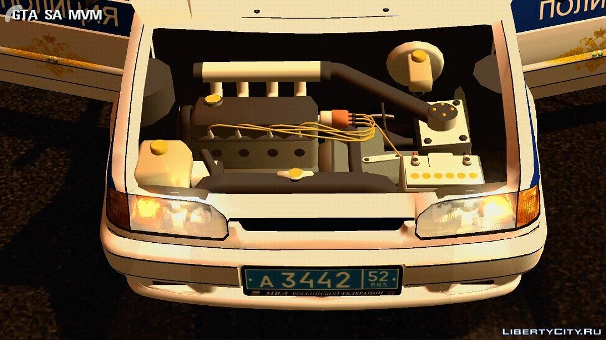 VAZ 2115 (شرطة) / GTA سان أندرياس (iOS، أندرويد)