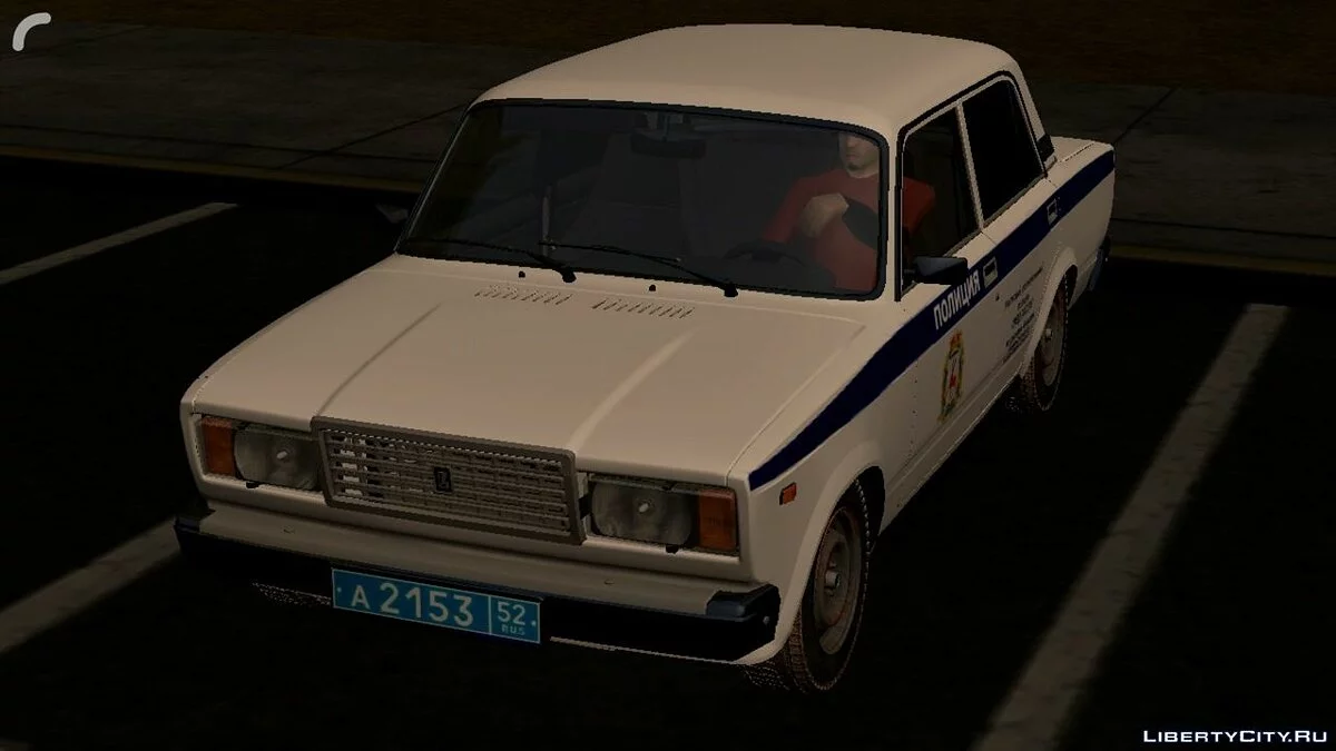 ВАЗ 2107 - Поліція / GTA San Andreas (iOS, Android)