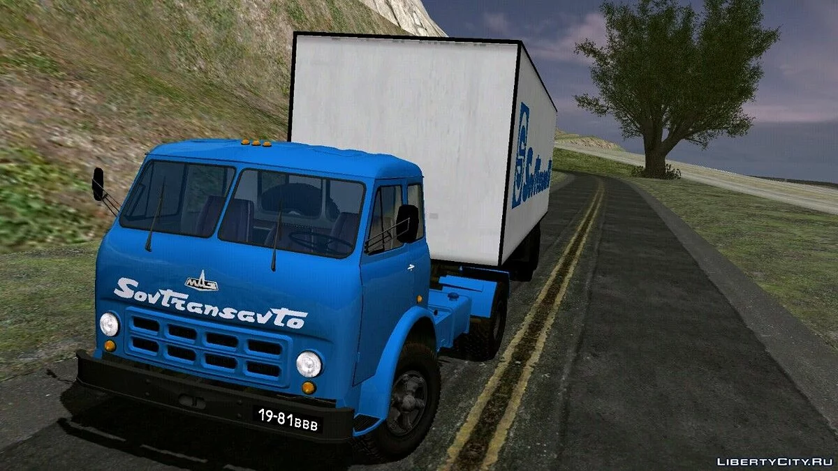 Маз 504 СовТрансАвто и прицеп / GTA San Andreas (iOS, Android)