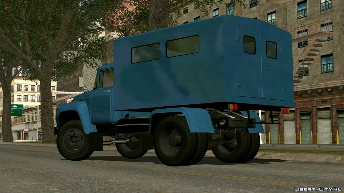 ZIL 130 con caseta (solo DFF) / GTA San Andreas (iOS, Android)