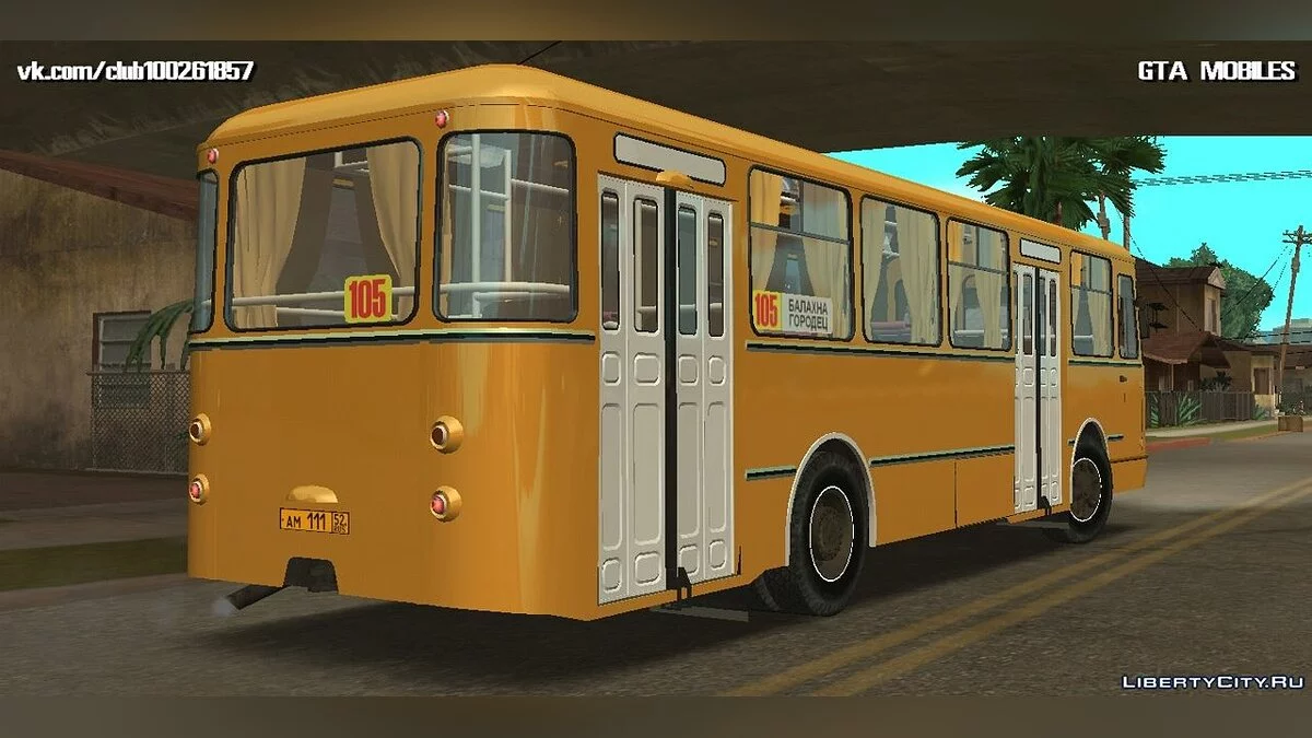 LiAZ 677 / GTA سان أندرياس (iOS، أندرويد)